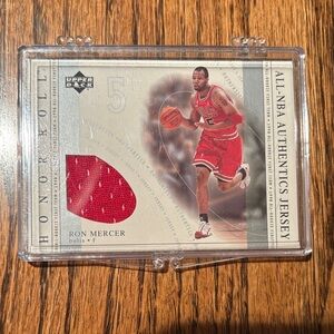 Upper Deck Ron Mercer All-NBA Authentics Jersey Card